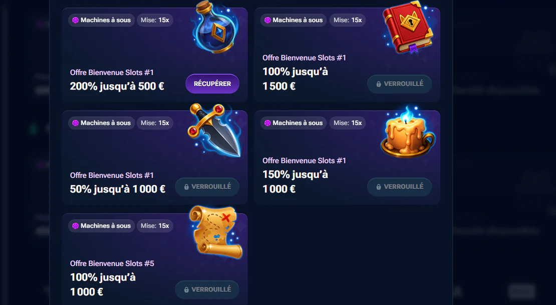 winica casino bonus et promotions